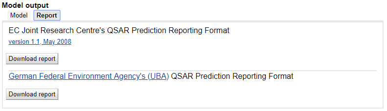 Prediction reports