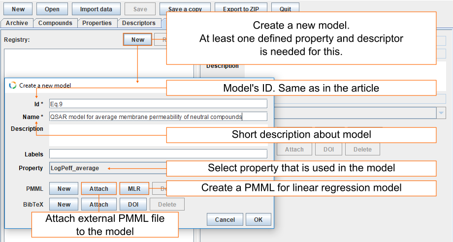 Model information